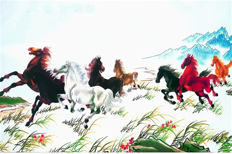 8 running horses feng shui placement|8 Horses Feng Shui Painting Placement in House.